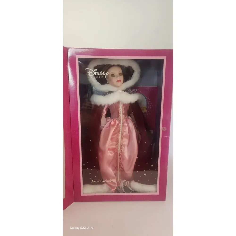 Disney Princess Belle Porcelain Doll Collectible Avon Exclusive 2002